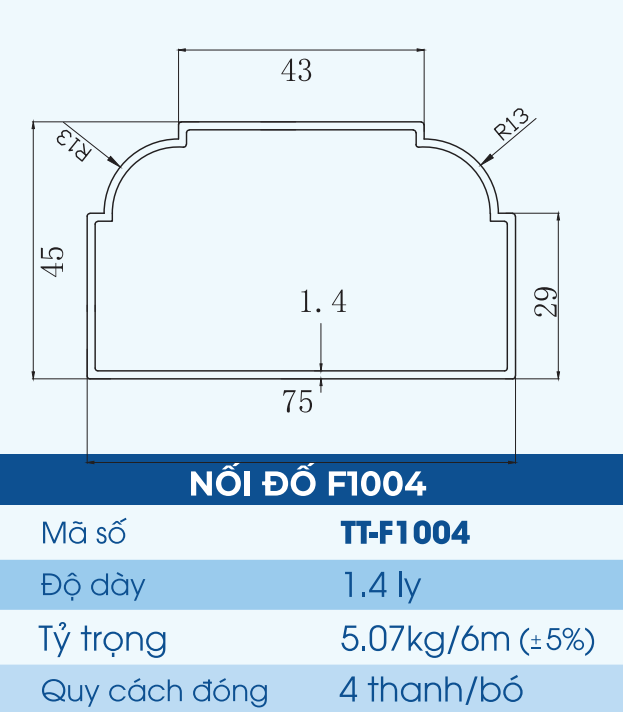 TT-F1004 - Nối đố F1004