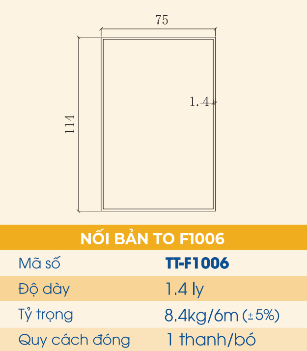 TT-F1006 - Nối bản to F1006