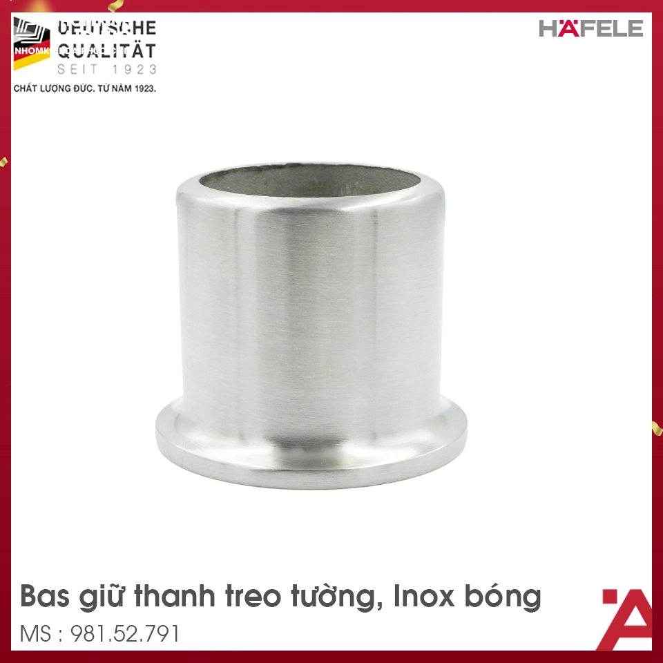 Bas Giữ Thanh Treo Tường Hafele 981.52.791 phi 19