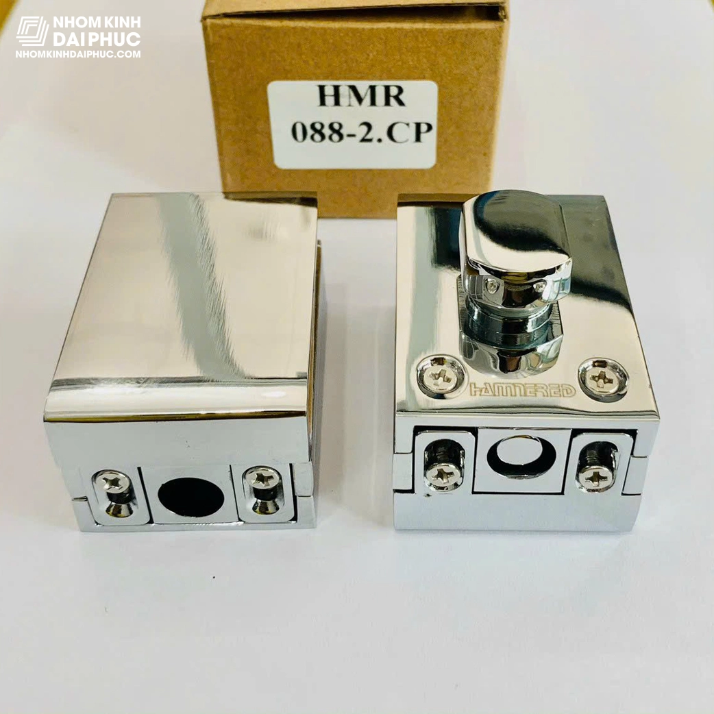 Chốt cửa kính đôi HMR088-2CP