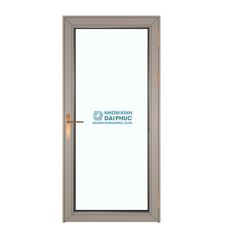 Cửa Đi 1 Cánh Nhôm Maxpro Hệ R65