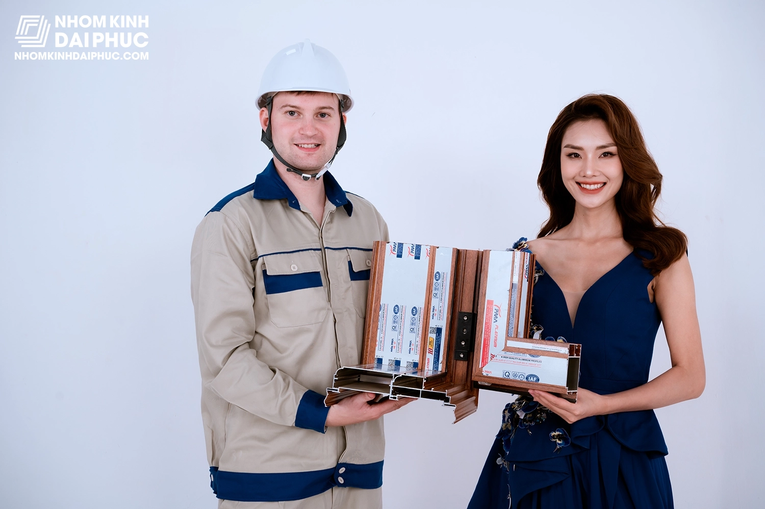 Cửa đi mở quay nhôm PMA hệ Phào kép PMA Platinum