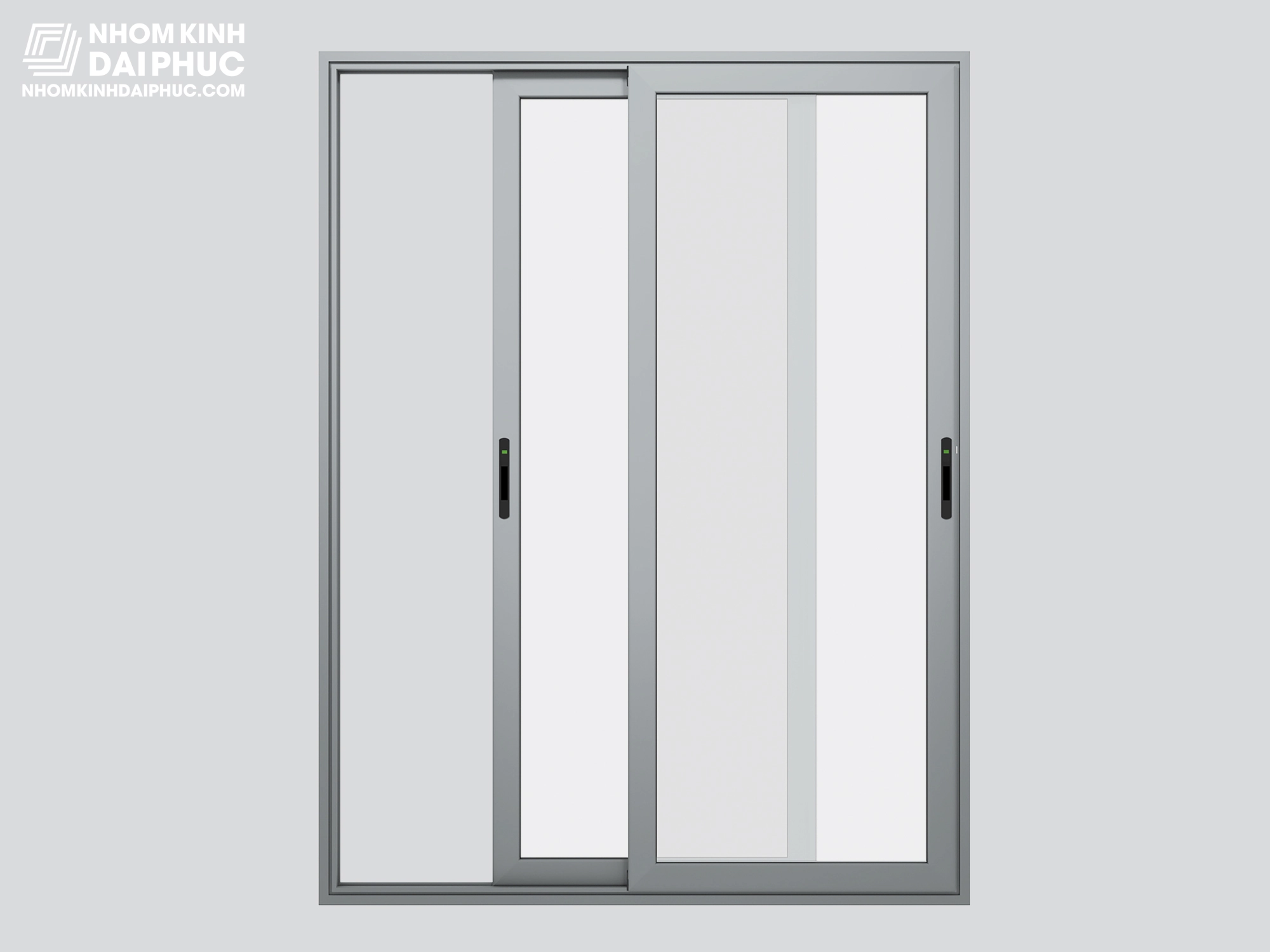 Cửa đi trượt Topal Slima màu nòng súng