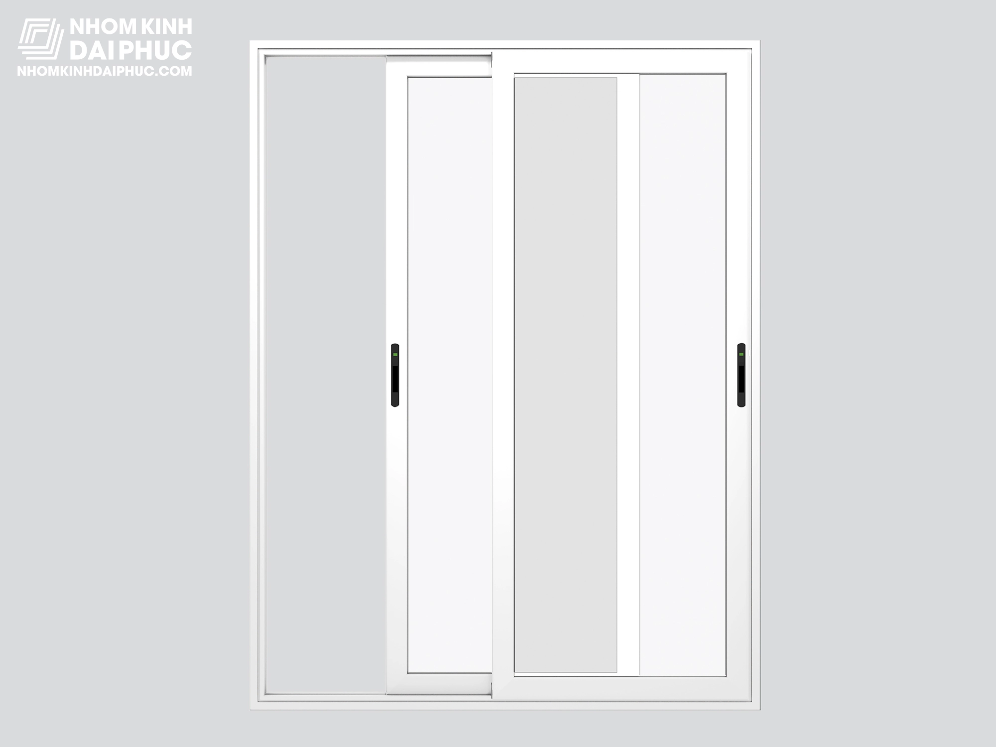 Cửa đi trượt Topal Slima màu trắng