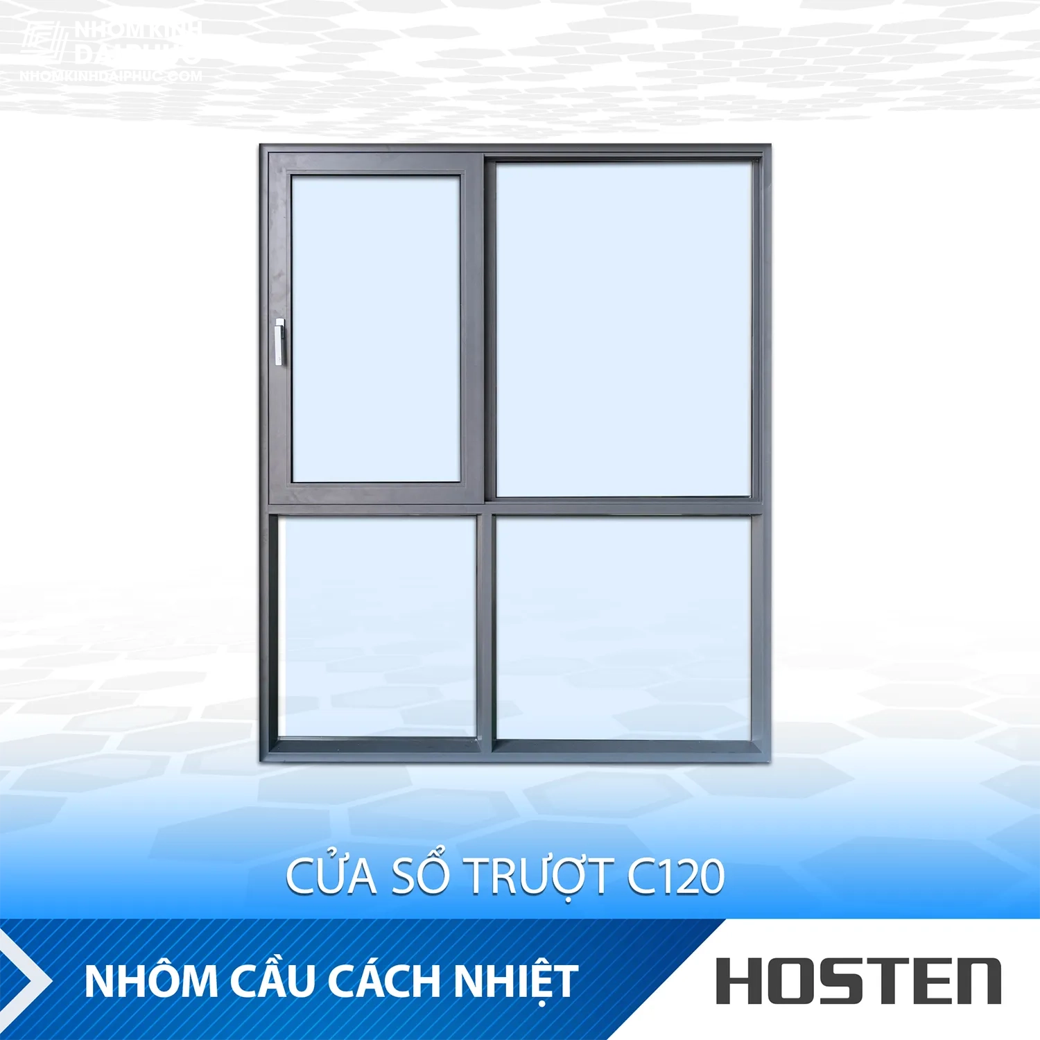 Cửa Nhôm Cầu Cách Nhiệt HOSTEN