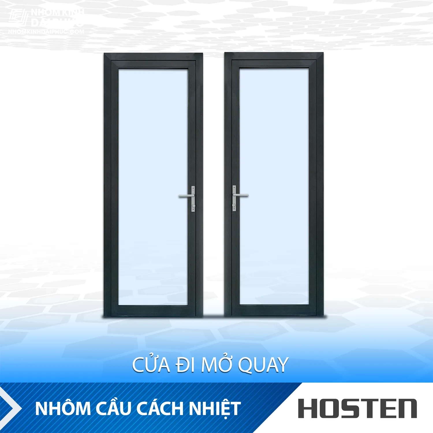 Cửa Nhôm Cầu Cách Nhiệt HOSTEN