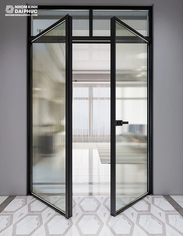 Cửa Nhôm Slim Mở Quay 2 Cánh