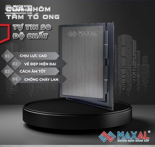 Cửa Nhôm Tấm Tổ Ong Maxal