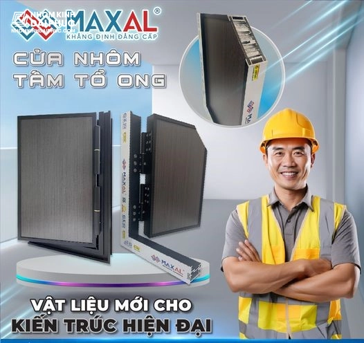 Cửa Nhôm Tấm Tổ Ong Maxal