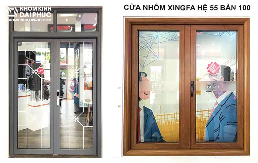 Cửa Nhôm Xingfa Hệ 100