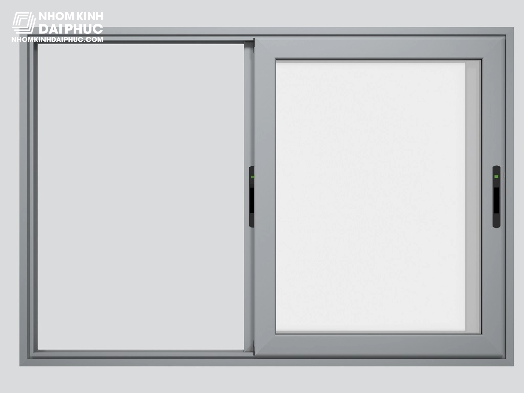 Cửa sổ trượt Topal Slima màu nòng súng