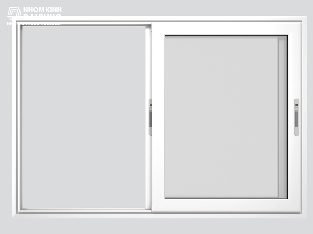 Cửa sổ trượt Topal Slima màu trắng