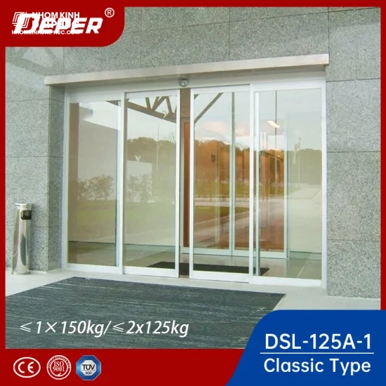 Cửa Trượt Tự Động 2 Cánh DEPER 125B