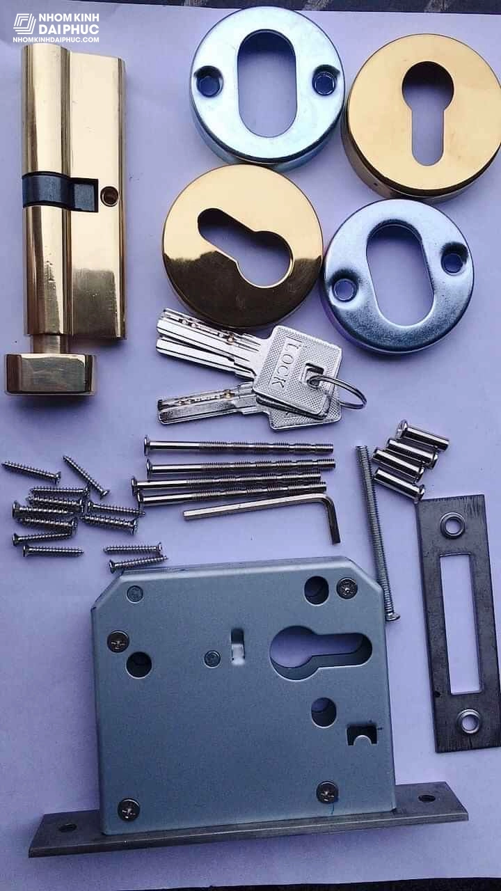 KHÓA ÂM SÀN CỬA NHÔM THỦY LỰC