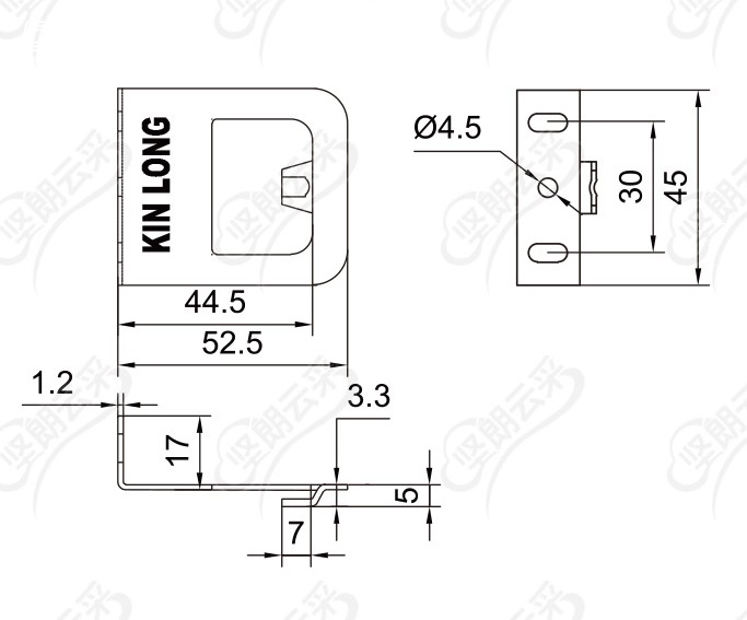 Miệng khóa sò KINLONG Y05-19A chất liệu inox