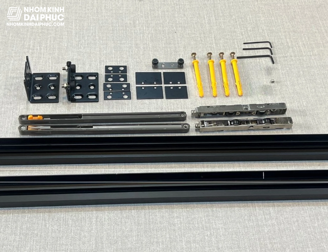 Phụ kiện cửa lùa Slim tàng hình