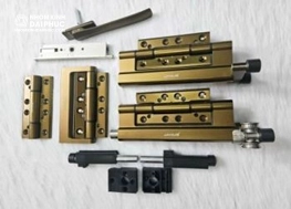 Phụ kiện cửa xếp trượt hệ 80 rãnh c 4 cánh Janus (cánh dùng 3 lề/cánh) mã XT80