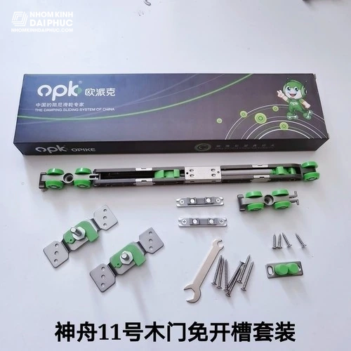 Phụ Kiện OPK. Bộ bánh xe thủy lực cửa lùa Slim-0