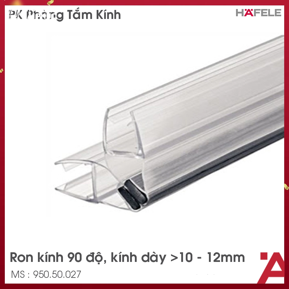 Ron Nam Châm 90º Cho Cửa Kính 10 - 12mm Hafele 950.50.027