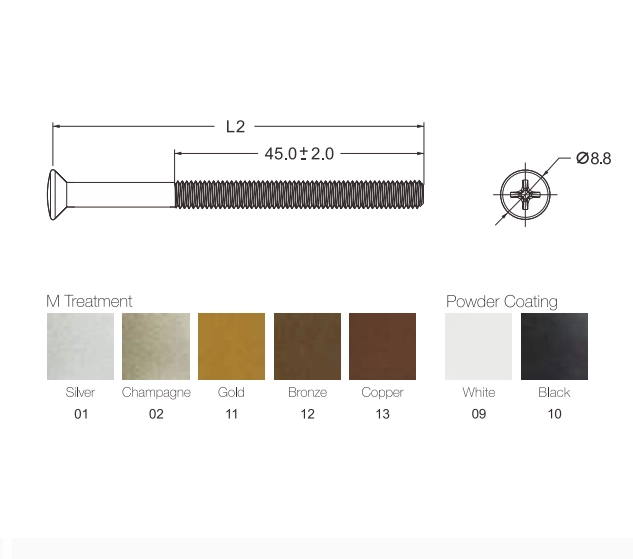 Suốt vít tay nắm London 260mm dùng cả trong và ngoài Cmech E110001