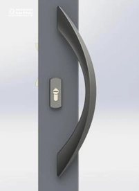 Tay cầm Janus cong lượn dành cho cửa nhôm mã TNCM