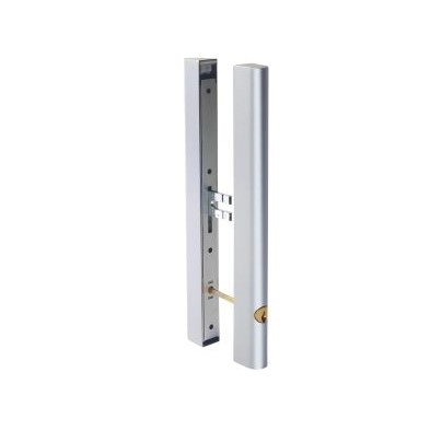 Tay cửa đi lùa kiểu Metro đa điểm có khoá 53.8mm (Bạc) Cmech E010037-01